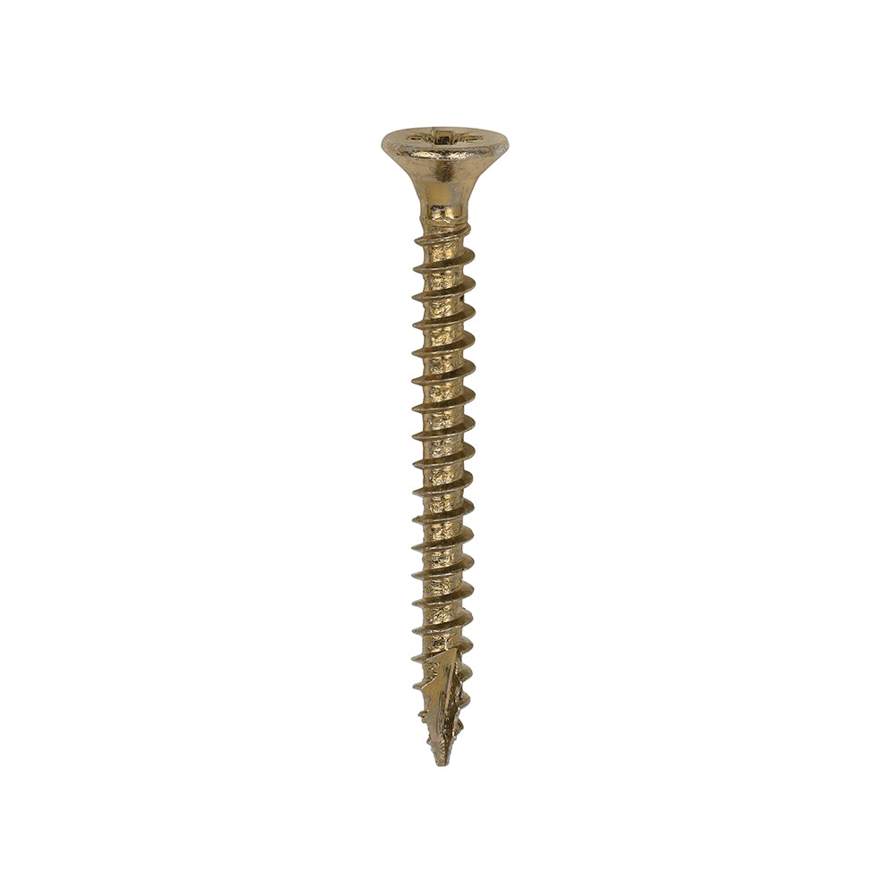 Classic Multi-Purpose Screws - PZ - Double Countersunk - Yellow - 3.0 x 30 - Box of 200