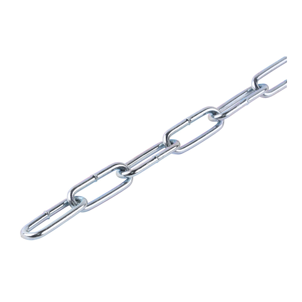 Welded Link Chain - Zinc - 3 x 26 x 8mm (10m) - Box of 1