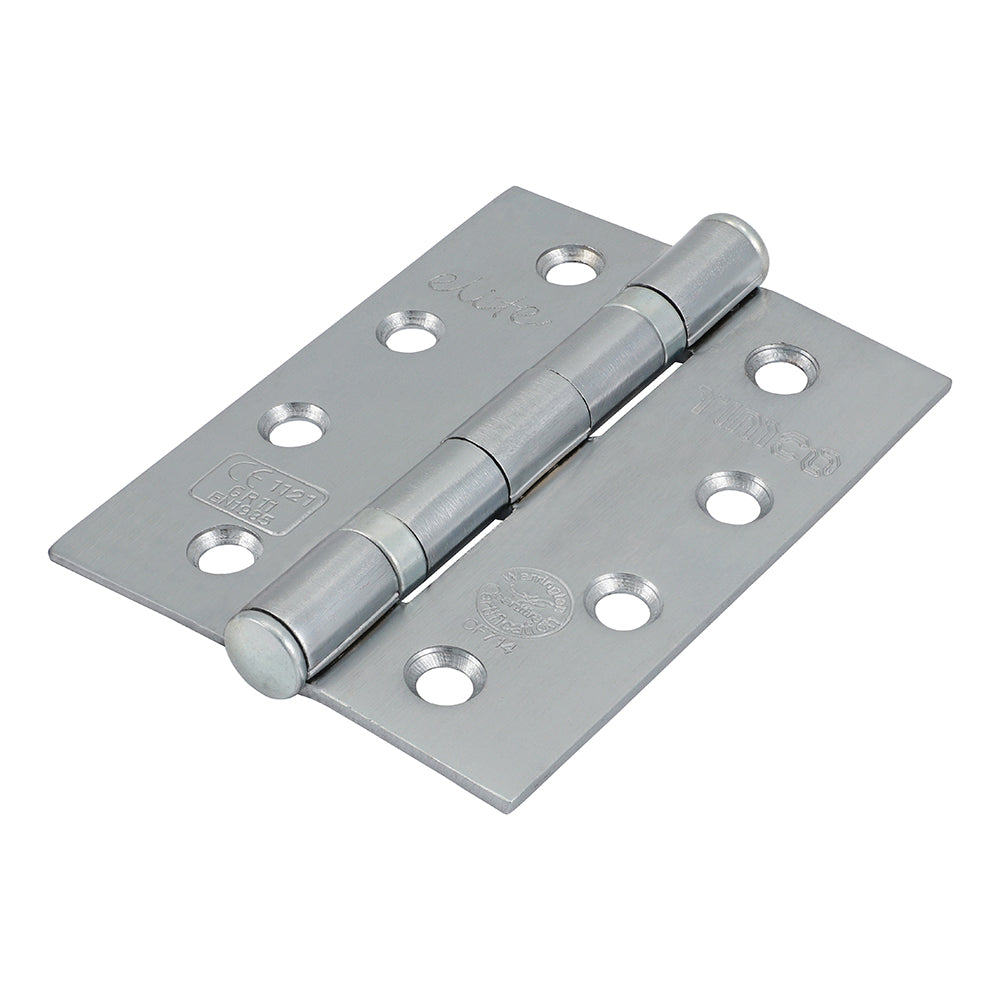 Grade 11 Fire Door Hinges - Satin Chrome - 101 x 76 x 2.6 - Box of 1