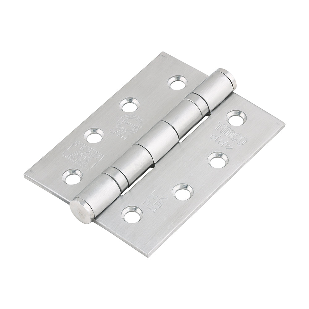 Grade 13 Fire Door Hinges - Satin Stainless Steel - 101 x 76 x 3 - Box of 1