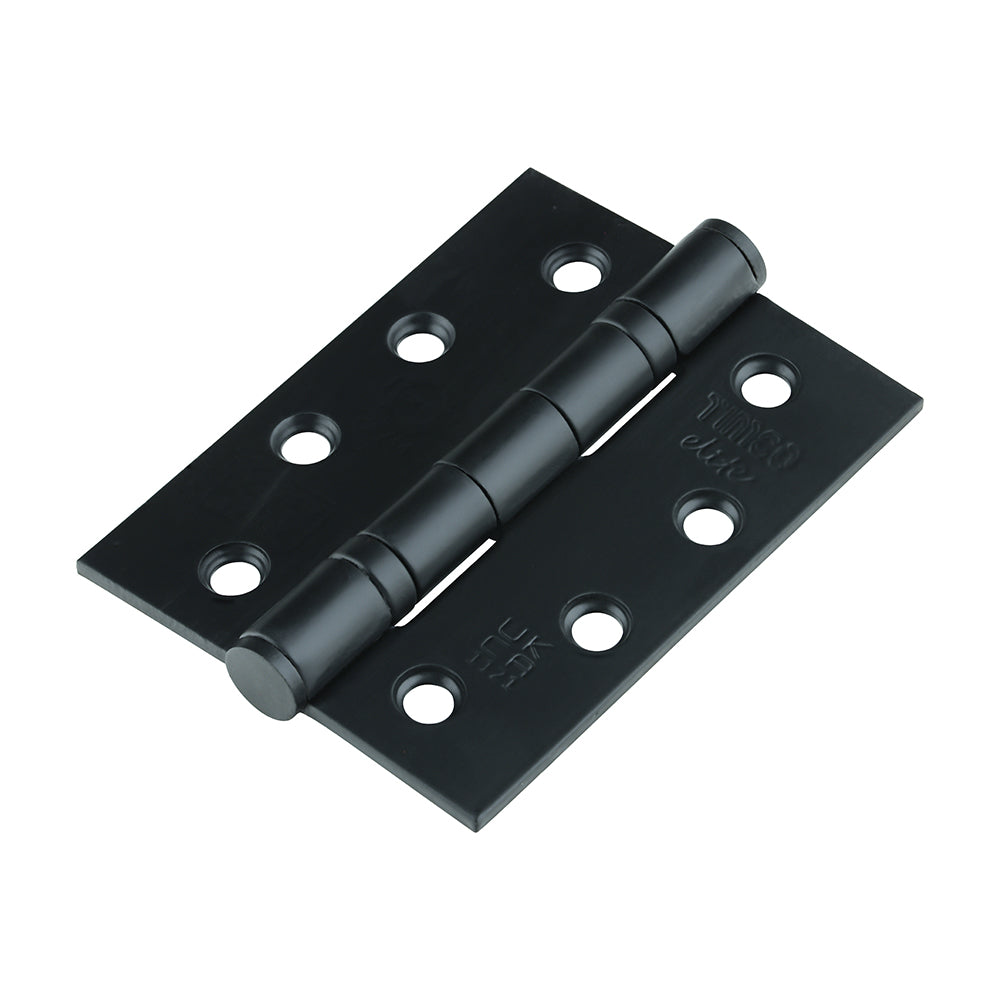 Grade 13 Fire Door Hinges - Matt Black Stainless Steel - 101 x 76 x 3 - Box of 1