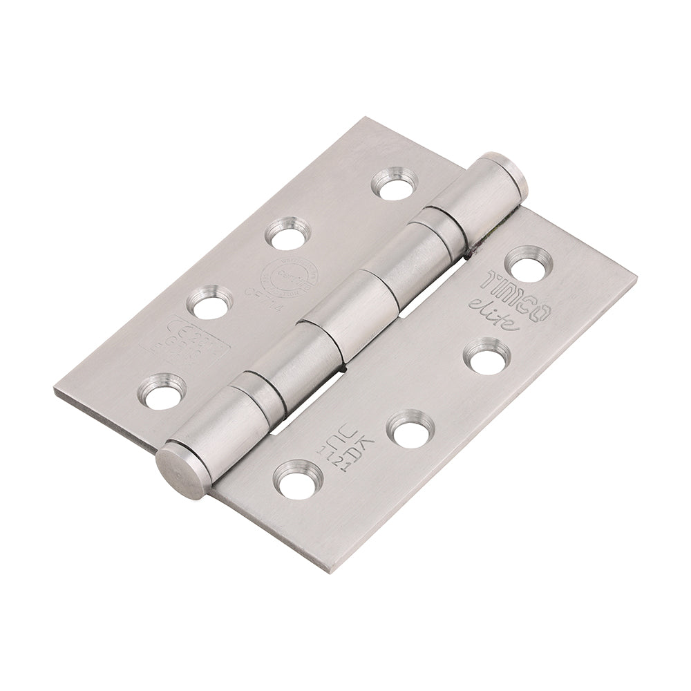 Grade 13 Fire Door Hinges - Satin Stainless Steel - 101 x 76 x 3 - Box of 1.5