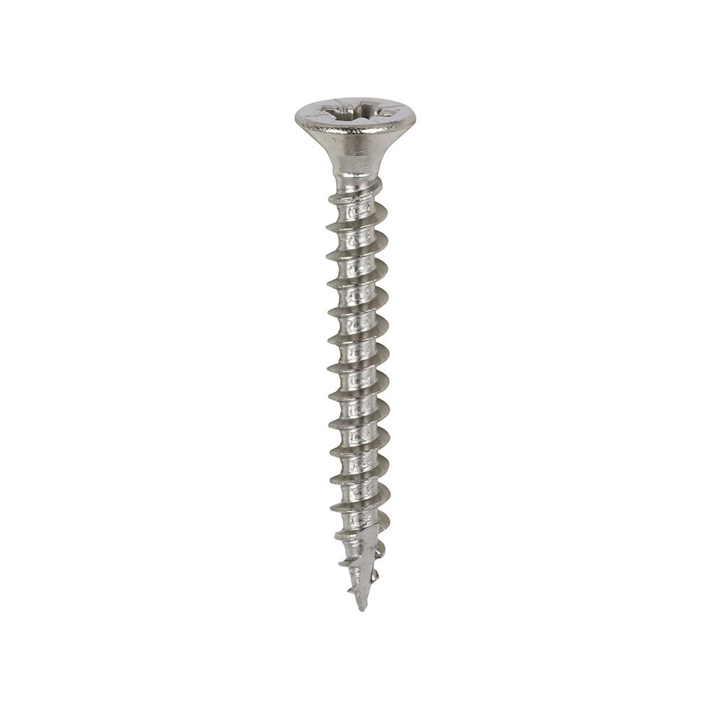 Classic Multi-Purpose Screws - PZ - Double Countersunk - A4 Stainless Steel - 3.5 x 30 - Box of 200