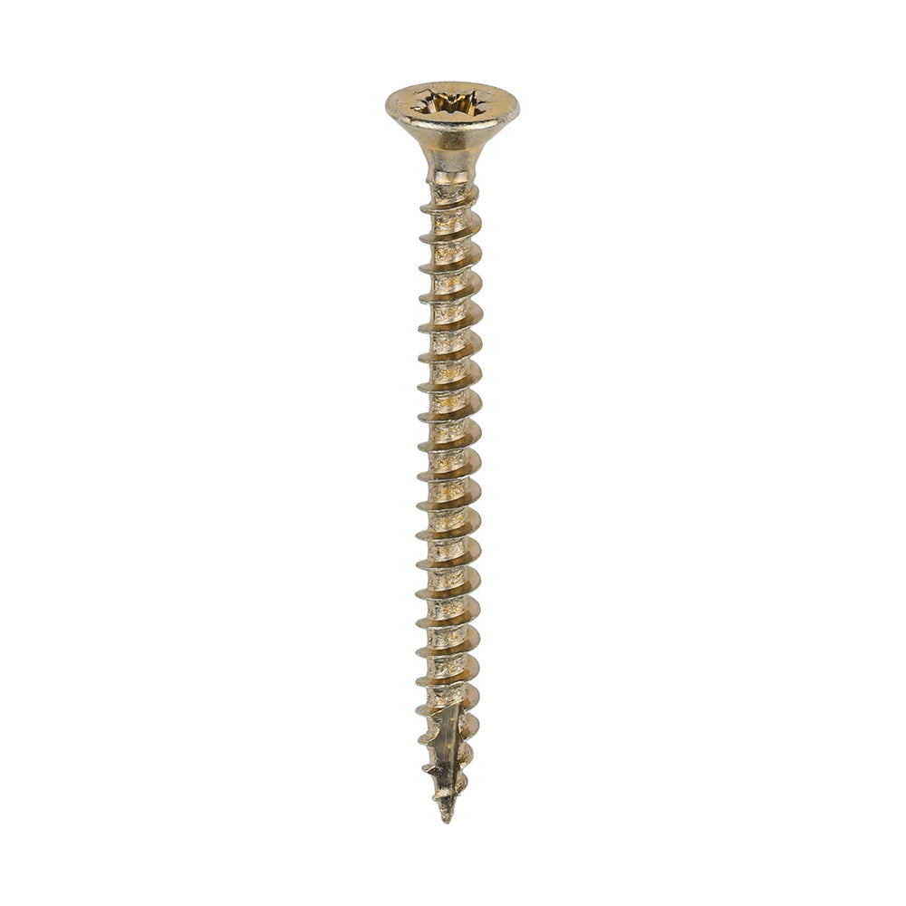 Classic Multi-Purpose Screws - PZ - Double Countersunk - Yellow - 3.5 x 40 - Box of 200