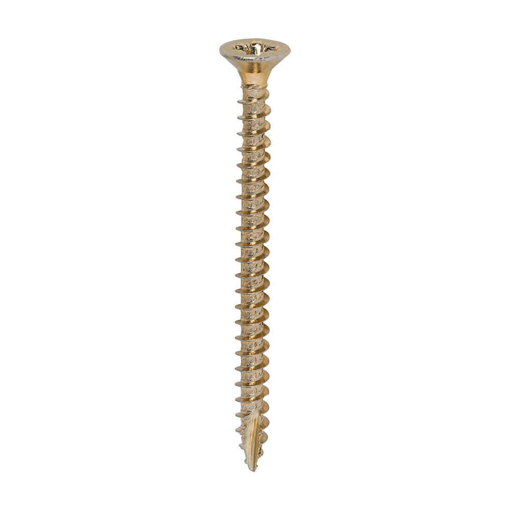 Classic Multi-Purpose Screws - PZ - Double Countersunk - Yellow - 3.5 x 45 - Box of 200