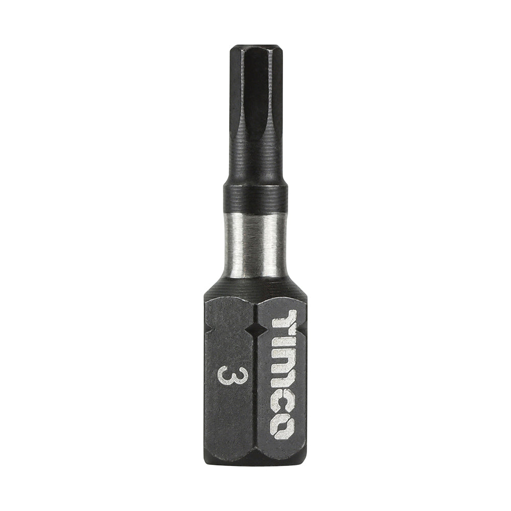 Impact Driver Bits - Hex - 3.0 x 25 - Handy Bit Pack of 10