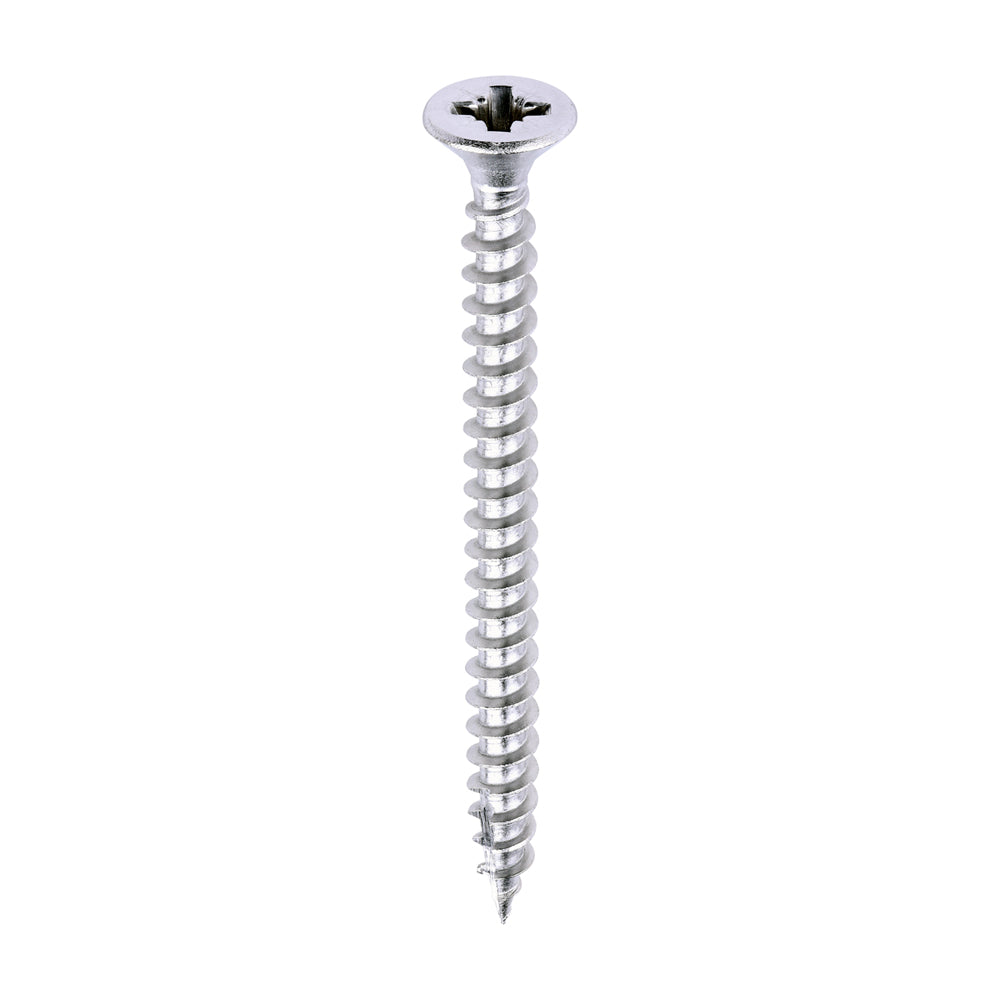 Classic Multi-Purpose Screws - PZ - Double Countersunk - A2 Stainless Steel - 4.0 x 50 - Box of 200
