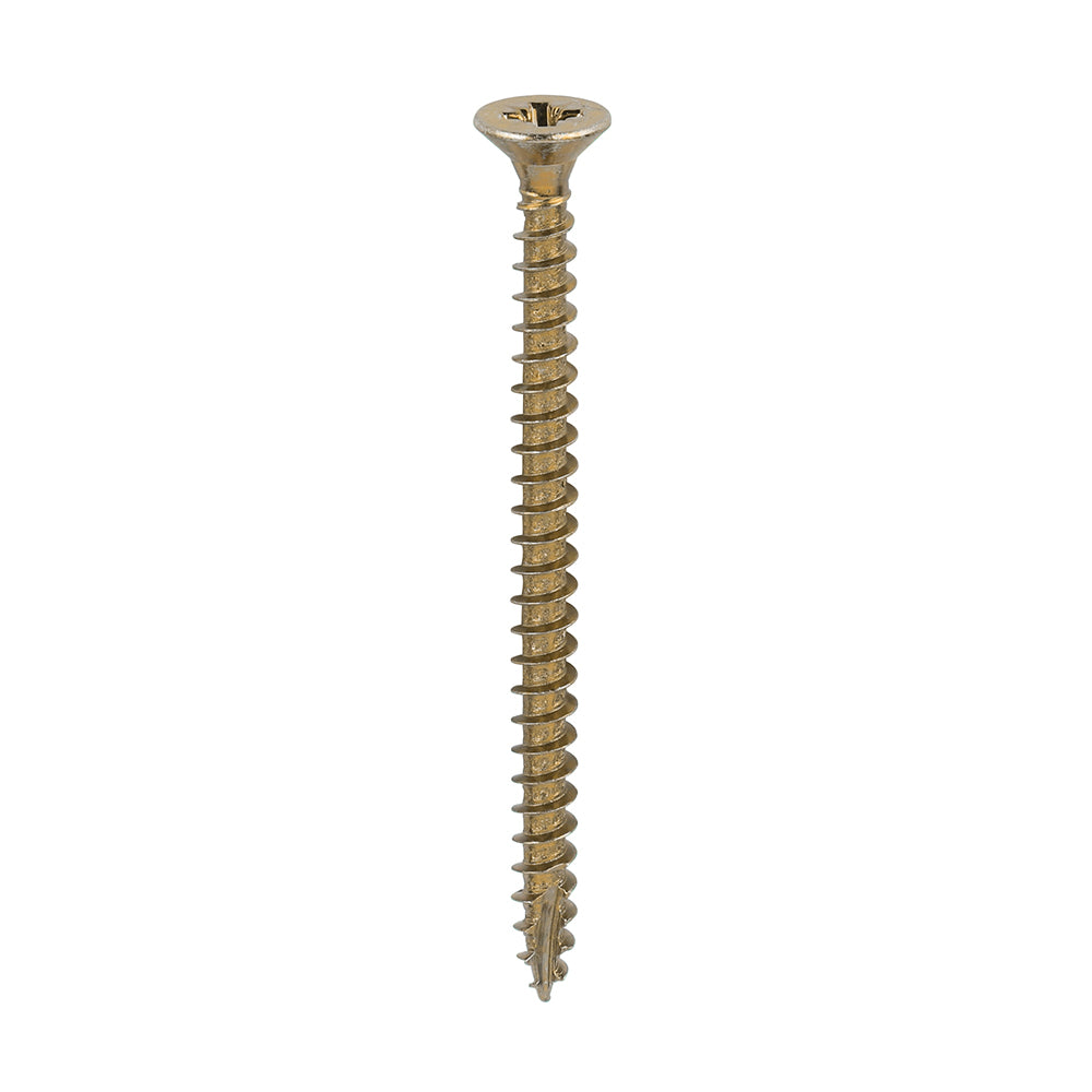 Classic Multi-Purpose Screws - PZ - Double Countersunk - Yellow - 4.0 x 55 - Box of 200