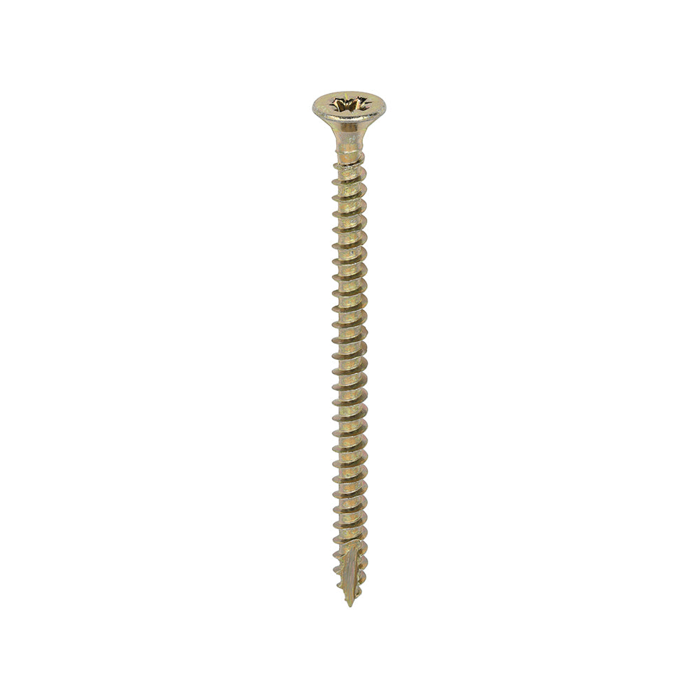 Classic Multi-Purpose Screws - PZ - Double Countersunk - Yellow - 4.0 x 60 - Box of 200
