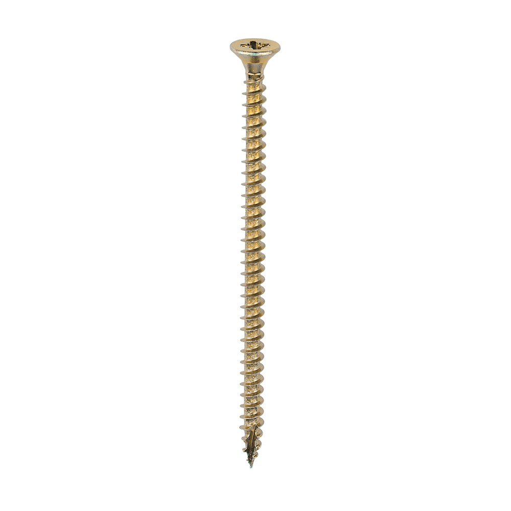 Classic Multi-Purpose Screws - PZ - Double Countersunk - Yellow - 4.0 x 70 - Box of 200
