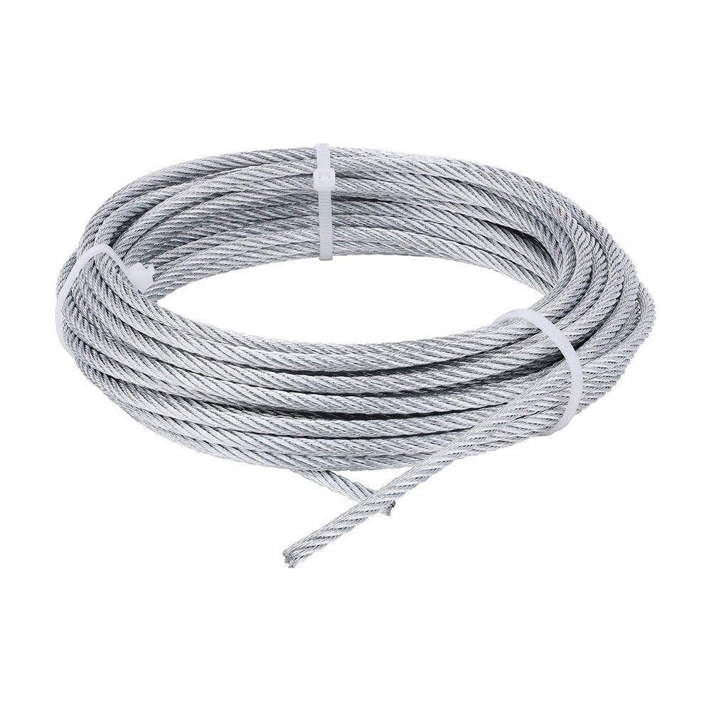 Wire Rope - Zinc - 4mm x 10m - Bag of 1
