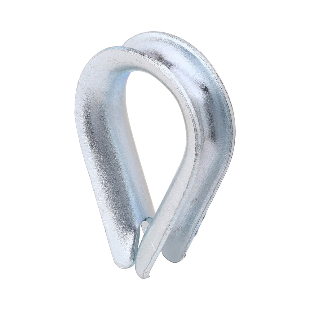 Wire Rope Thimbles - Zinc - 4mm - Bag of 20