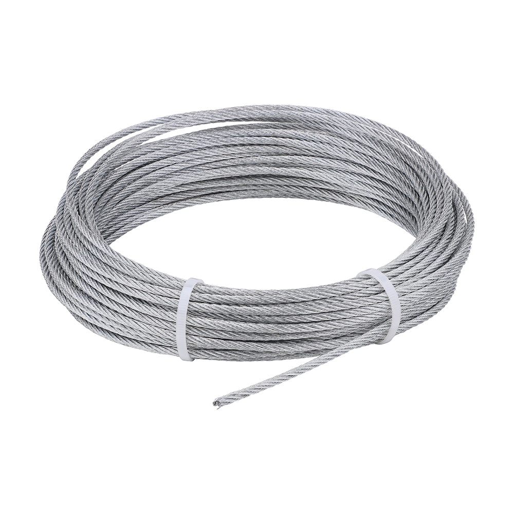 Wire Rope - Zinc - 3mm x 20m - Bag of 1