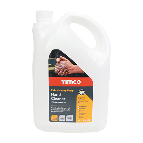 Extra Heavy Duty Hand Cleaner - 4L - Bottle of 1