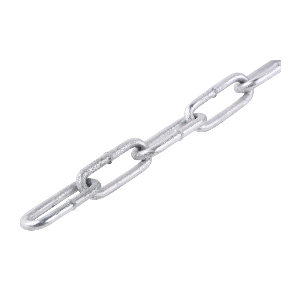 Welded Link Chain - Hot Dipped Galvanised - 4 x 32 x 8mm (10m) - Box of 1