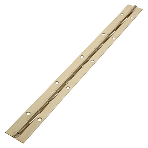 Piano Hinge - Electro Brass - 1800 x 25 - Tube of 1