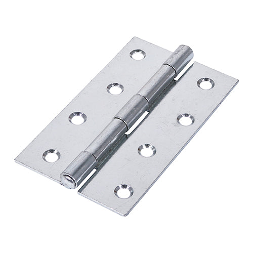 Narrow Plain Butt Hinge (5050) - Zinc - 100 x 58 - Plain Bag of 1
