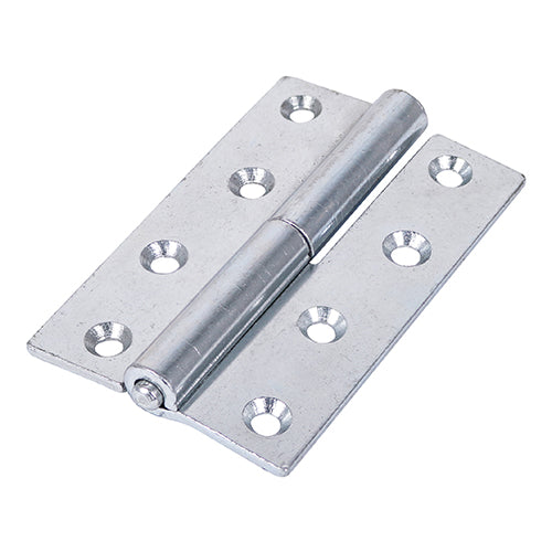 Lift Off Hinge (457) - Right Hand - Zinc - 101 x 63 - Plain Bag of 1