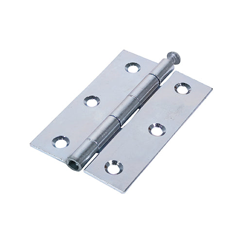 Plain Butt Hinge - Loose Pin (1840) - Zinc - 90 x 60 - Plain Bag of 1