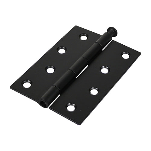 Plain Butt Hinge - Loose Pin (1840) - Black - 100 x 71 - Plain Bag of 1