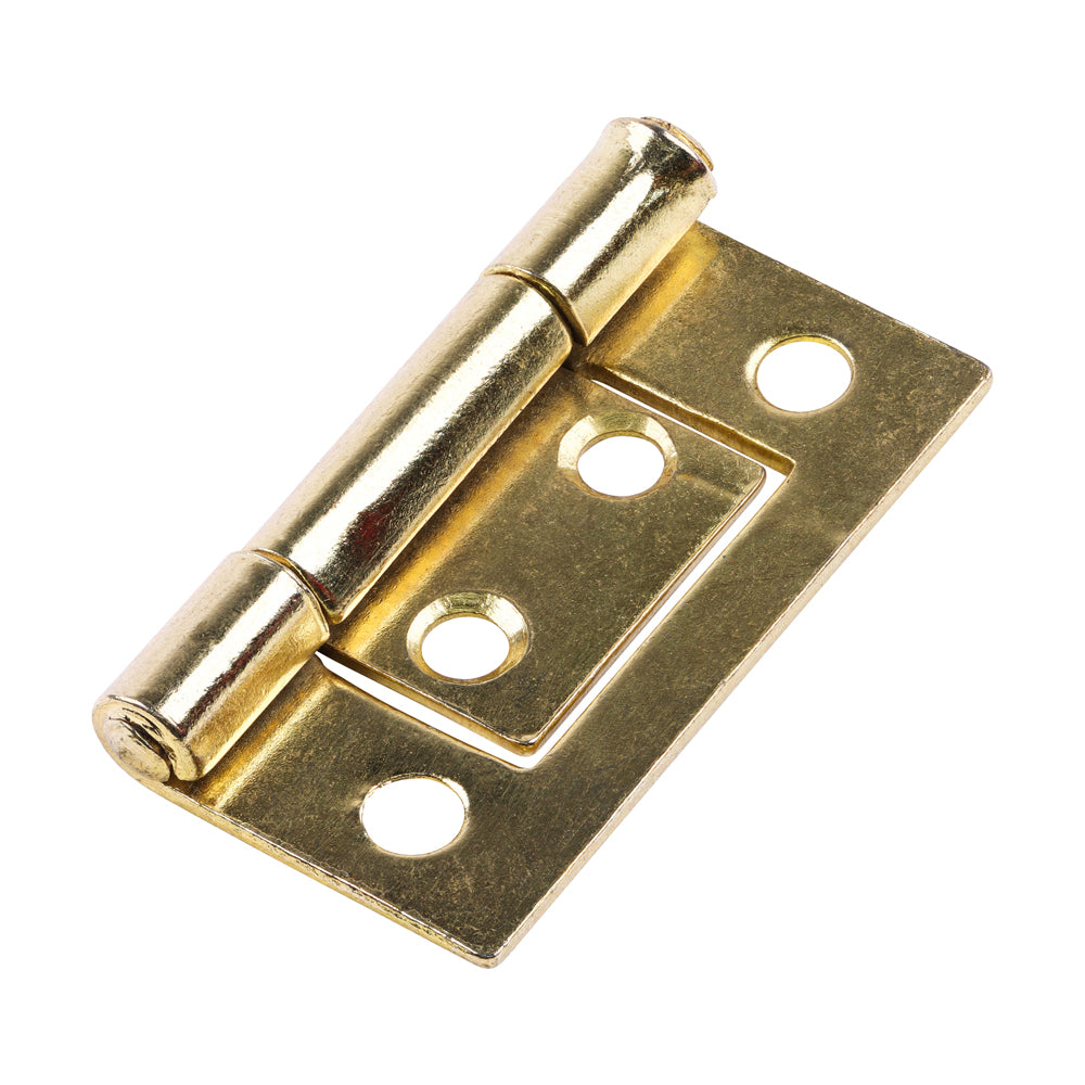 Flush Hinge (105) - Electro Brass - 38 x 28 - TIMpac of 1