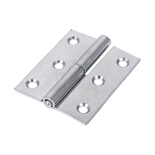 Lift Off Hinge (457) - Right Hand - Zinc - 75 x 62 - Plain Bag of 1