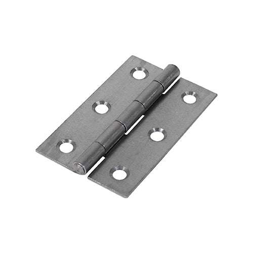Narrow Plain Butt Hinge (5050) - Self Colour - 75 x 48 - Plain Bag of 1