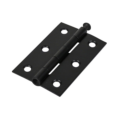 Plain Butt Hinge - Loose Pin (1840) - Black - 75 x 50 - Plain Bag of 1