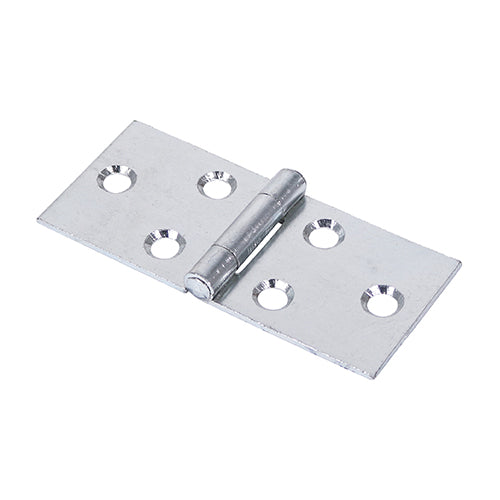Backflap Hinge - Uncranked Knuckle (404) - Zinc - 38 x 87 - Plain Bag of 1