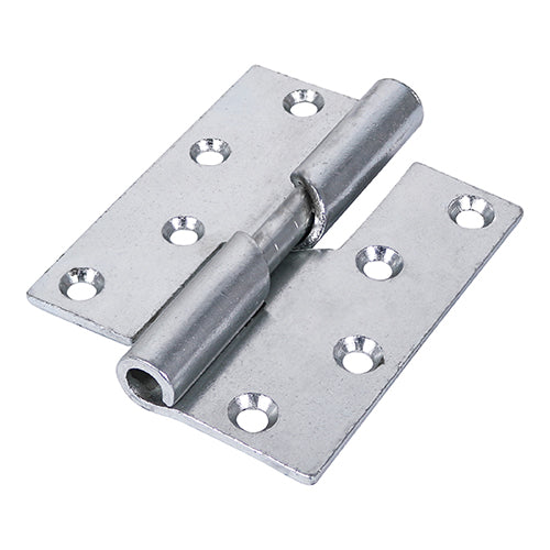 Rising Butt Hinge (466) - Right Hand - Zinc - 100 x 86 - Plain Bag of 1