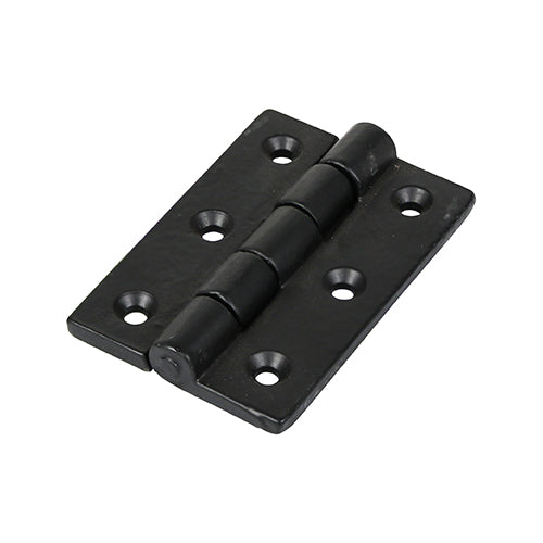 Cast Iron Butt Hinge (200) - Black - 75 x 50 - Plain Bag of 1