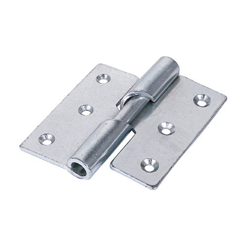 Rising Butt Hinge (466) - Left Hand - Zinc - 75 x 72 - Plain Bag of 1