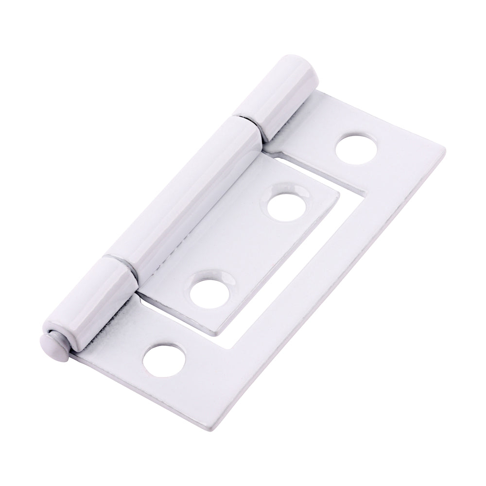 Flush Hinge (105) - White - 50 x 38.5 - TIMpac of 1