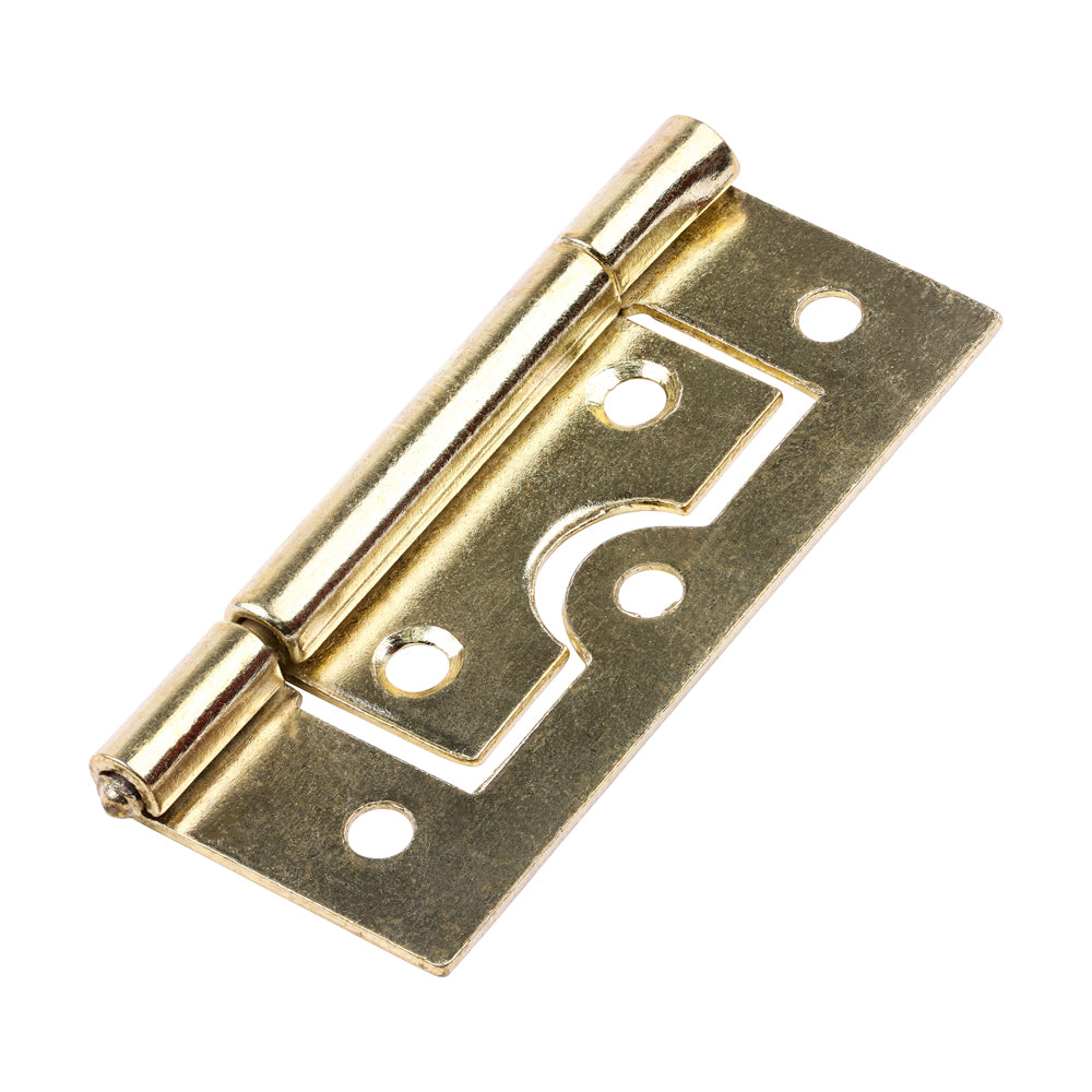 Flush Hinge (105) - Electro Brass - 63 x 37 - TIMpac of 1