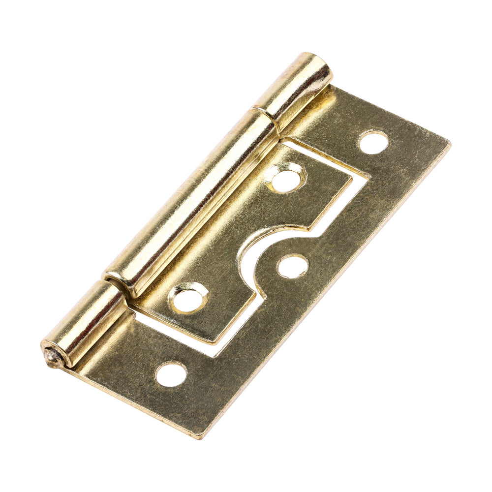 Flush Hinge (105) - Electro Brass - 63 x 37 - Plain Bag of 1