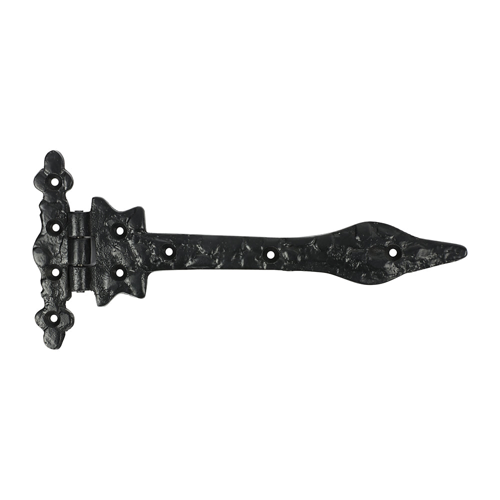 Pair of Spear Hinges - Antique Black - 237mm - Bag of 1