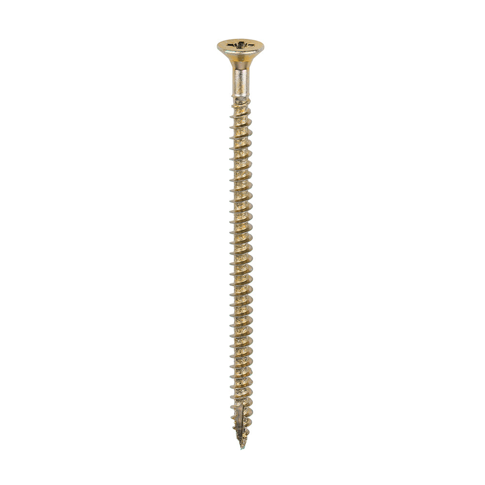 Classic Multi-Purpose Screws - PZ - Double Countersunk - Yellow - 4.5 x 80 - Box of 200