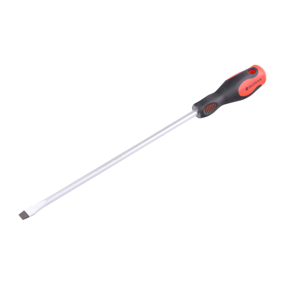 Screwdriver - Slotted - 10.0 x 1.6 x 300mm - Clip of 1