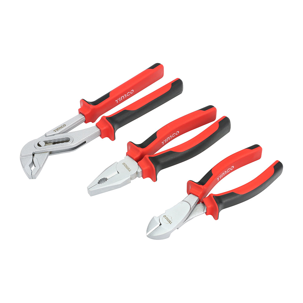 Tradesmans Pliers Set - Blister Pack of 3