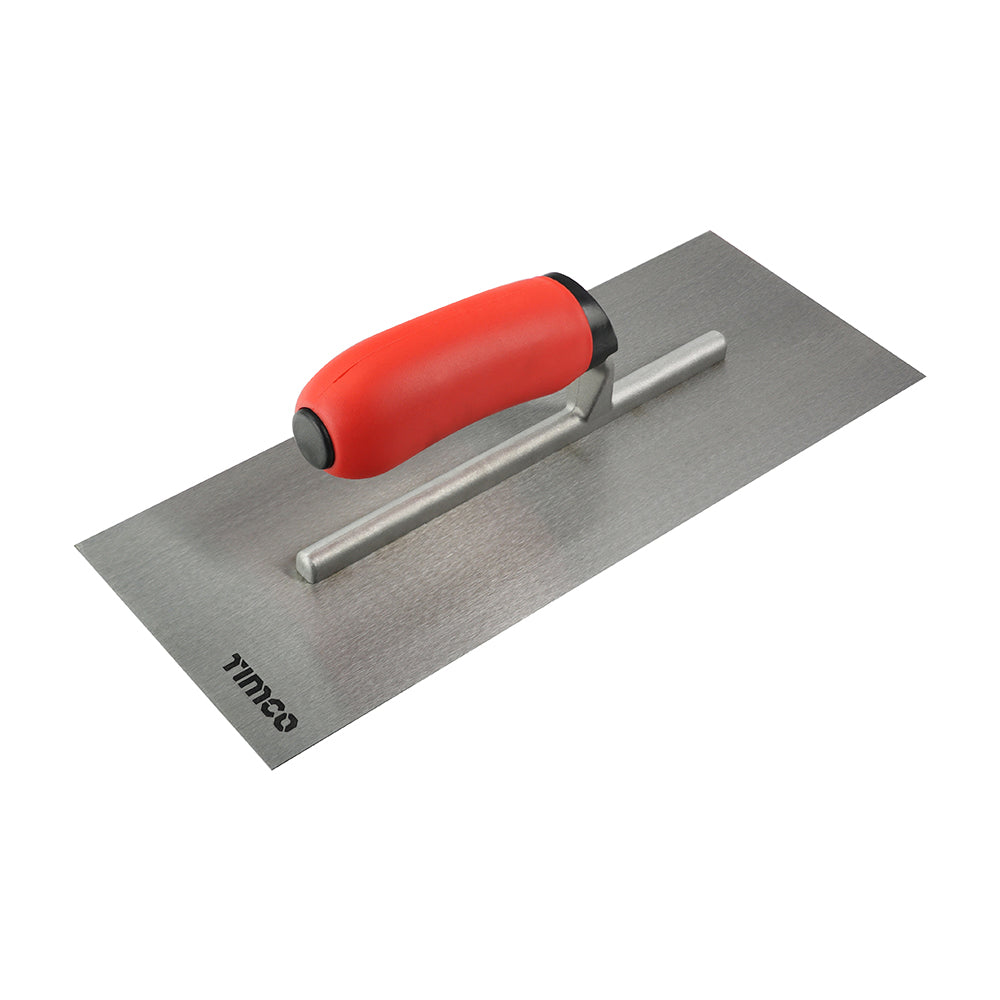 Professional Plasterers Trowel - Stainless Steel - 4 1/2 x 13" - Backing Card of 1