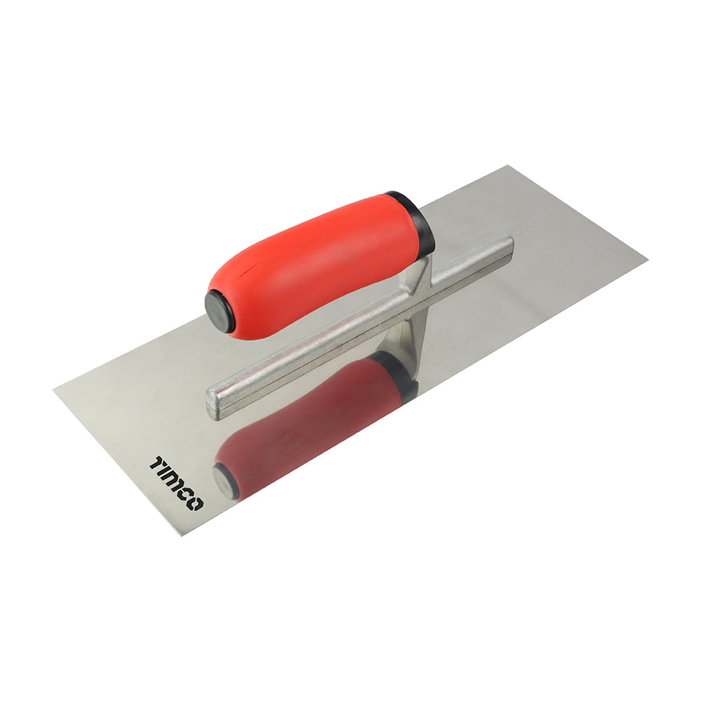 Professional Plasterers Trowel - Stainless Steel - 5 x 16" - Backing Card of 1