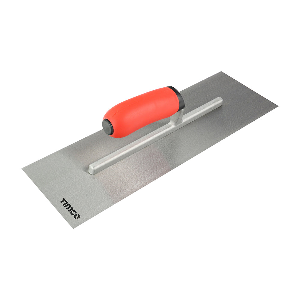 Professional Plasterers Trowel - Stainless Steel - 5 x 18" - Backing Card of 1
