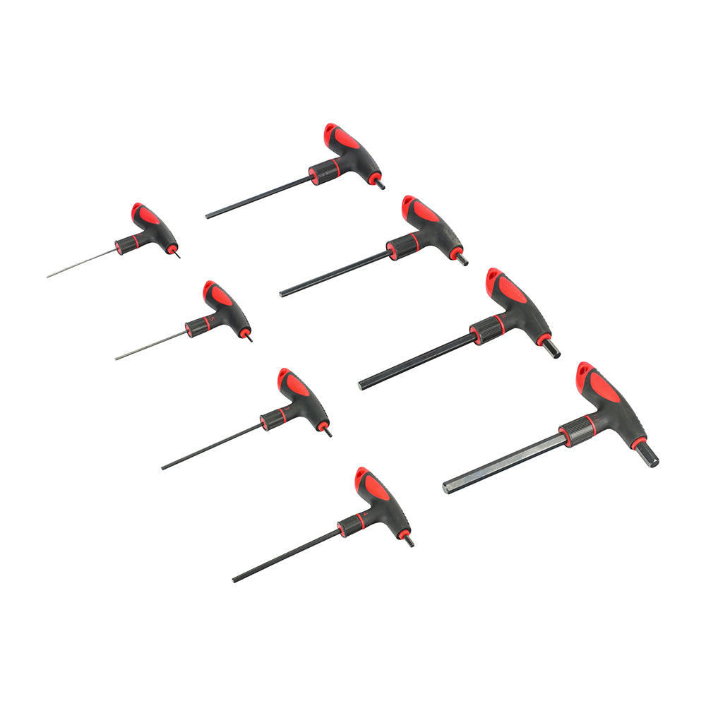 T-Handle Hex Key Set - Pack of 8