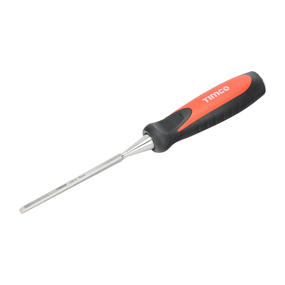 Bevel Edge Wood Chisel - 6mm - Clip of 1