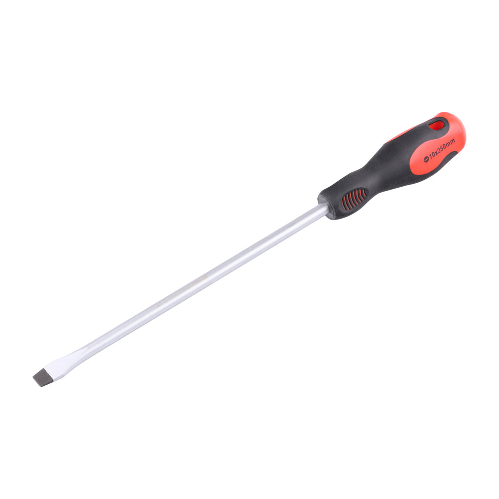Screwdriver - Slotted - 10.0 x 1.6 x 250mm - Clip of 1