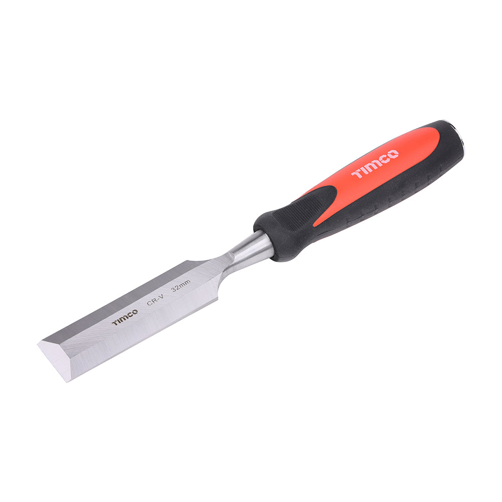 Bevel Edge Wood Chisel - 32mm - Clip of 1