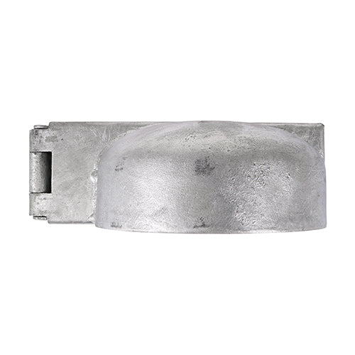 Padlock Protection Bar - Heavy Duty - Left - Hot Dipped Galvanised - 7 1/2" - Plain Bag of 1