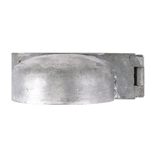 Padlock Protection Bar - Heavy Duty - Right - Hot Dipped Galvanised - 7 1/2" - Plain Bag of 1