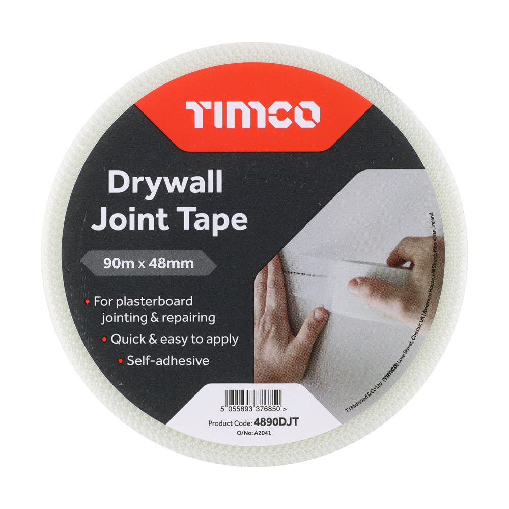 Drywall Joint Tape - 90m x 48mm - Roll of 1