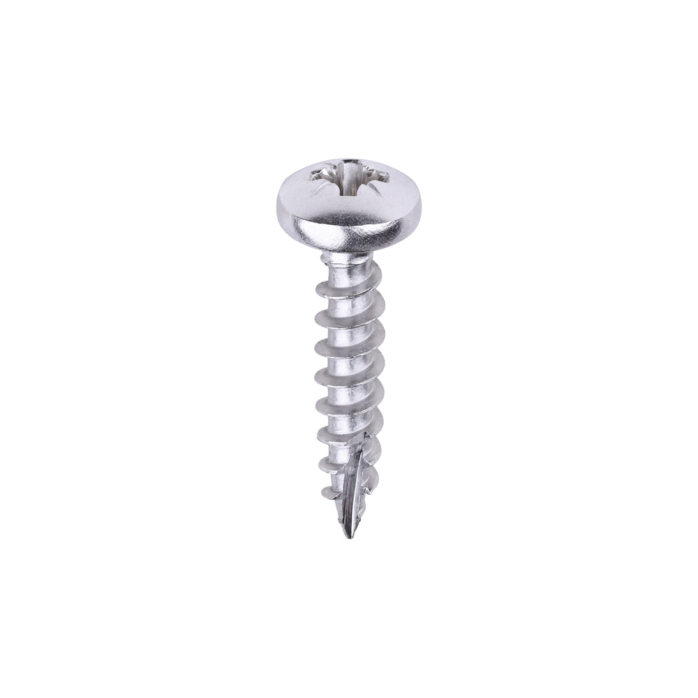 Classic Multi-Purpose Screws - PZ - Pan Head - A2 Stainless Steel - 5.0 x 25 - Box of 200